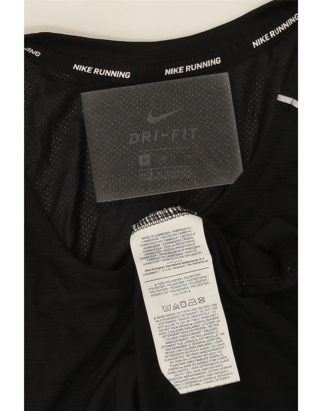 Vesta Nike Dri Fit pentru femei UK 14 Poliester mediu negru