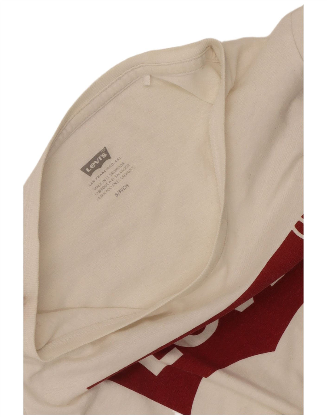 Tricou grafic Levi's pentru femei Top UK 10 Small White
