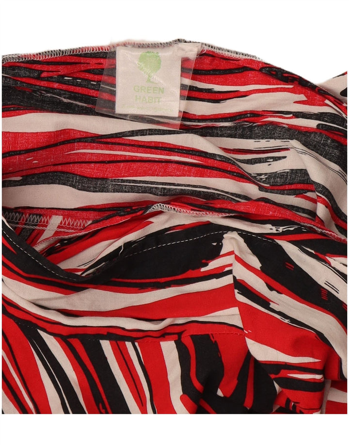 Fustă A-Line pentru Damă Vintage W32 Mari Multicolore Dungi