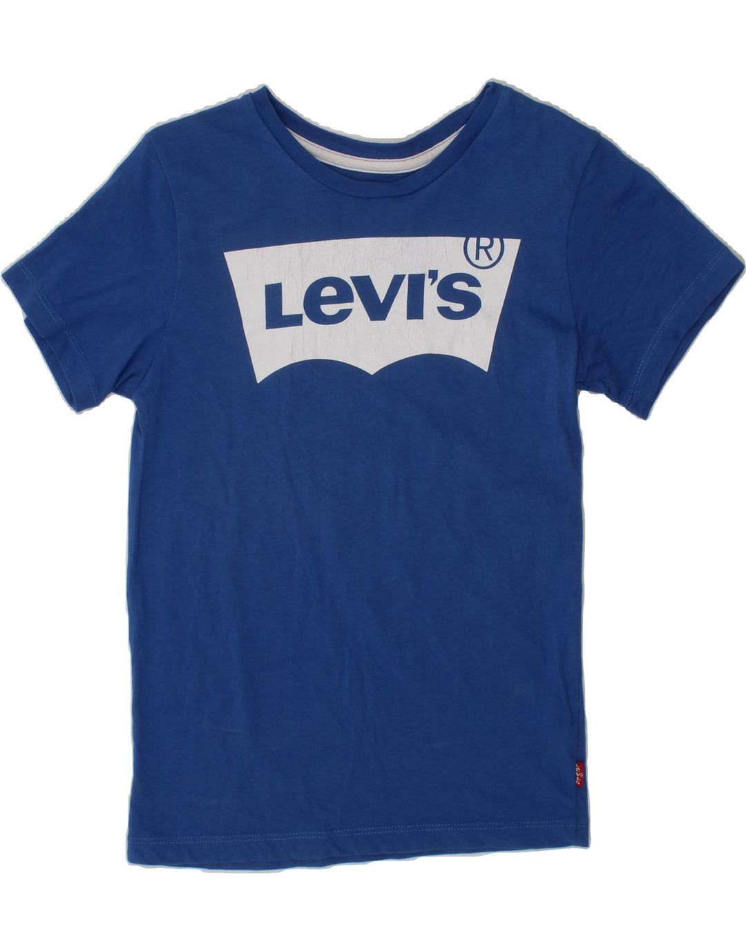 LEVI'S Boys Graphic T-Shirt Top 9-10 Years Blue Vintage Levi's and Second-Hand Levi's from Messina Hembry 
