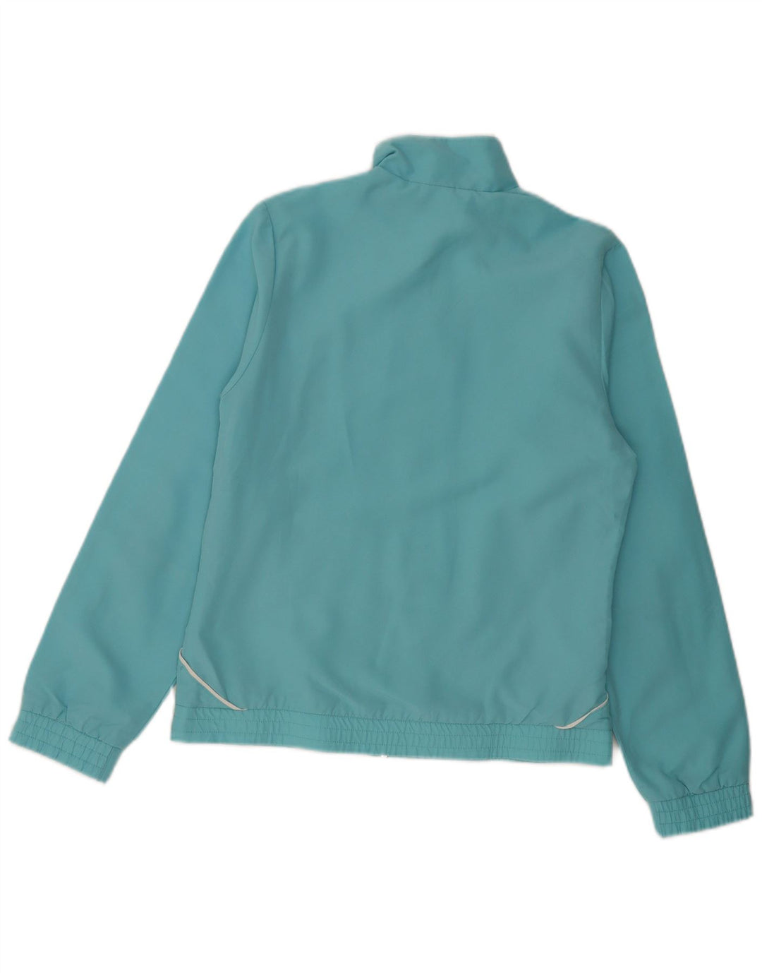 ADIDAS Womens Tracksuit Top Jacket UK 10 Small  Blue Polyester