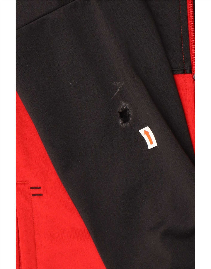 Jachetă de top pentru trening pentru bărbați Adidas, negru, poliester color bloc