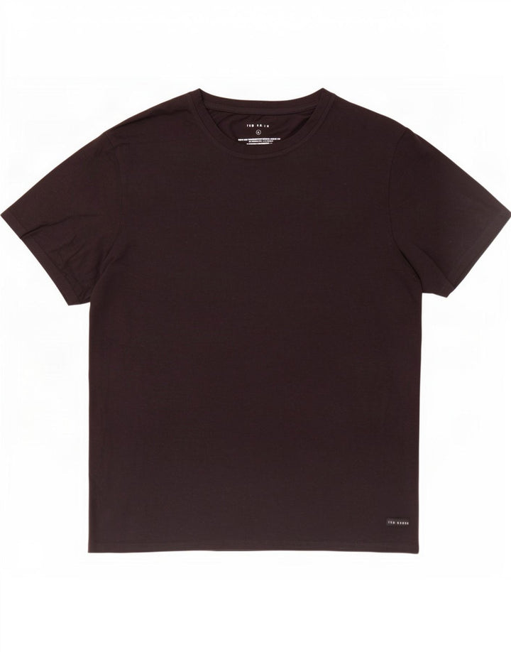 Tricou Ted Baker pentru bărbați Top mare din bumbac negru
