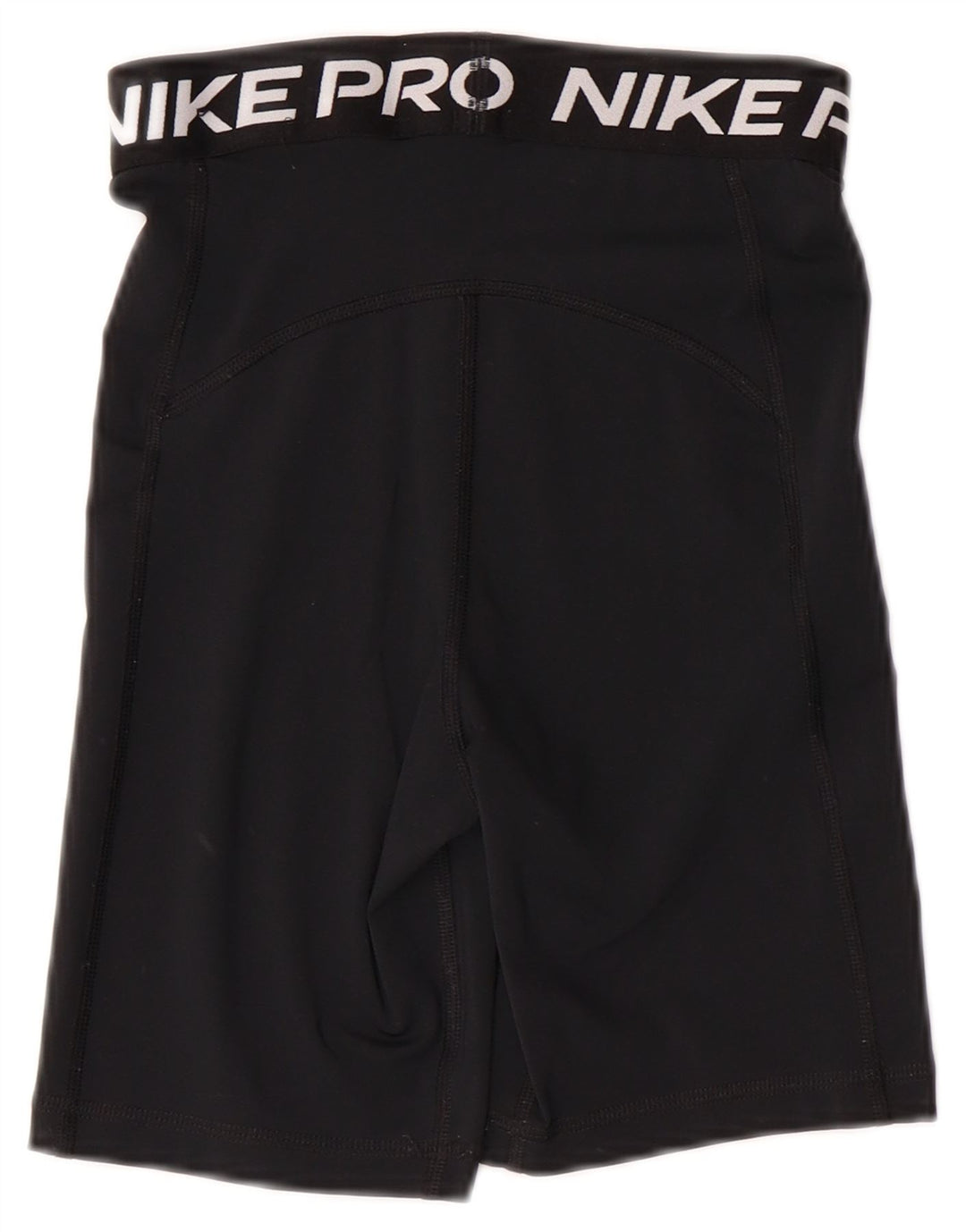 Pantaloni scurti sport NIKE Dri Fit Graphic pentru femei UK 4 XS poliester negru