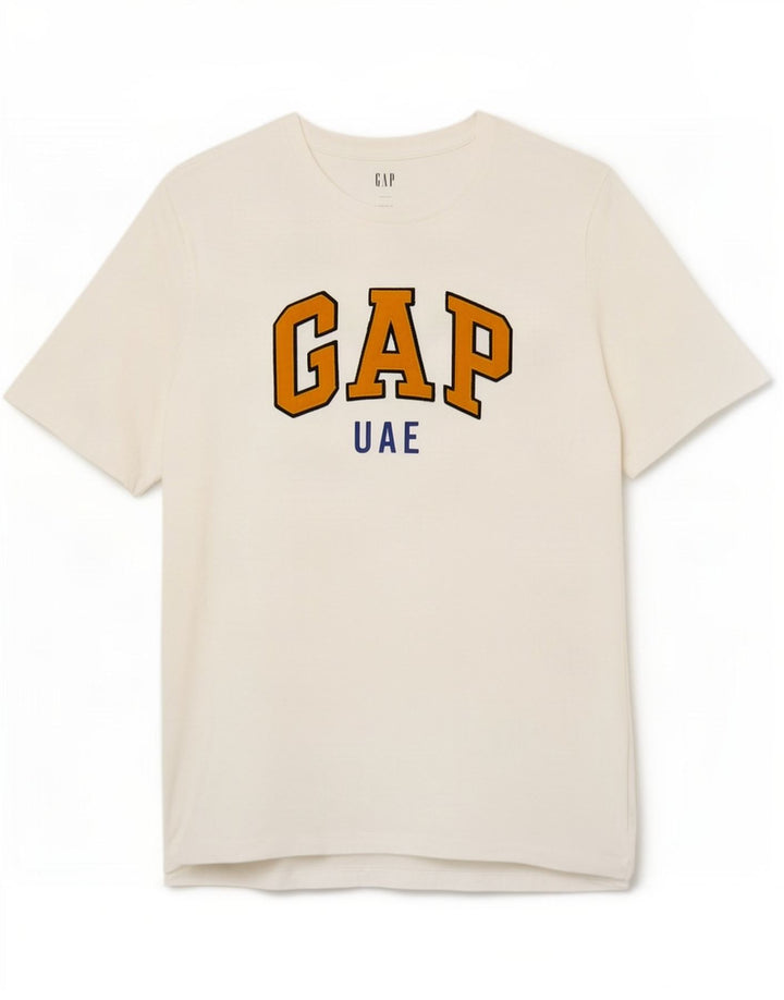 Tricou grafic clasic pentru bărbați Gap Top mare din bumbac alb