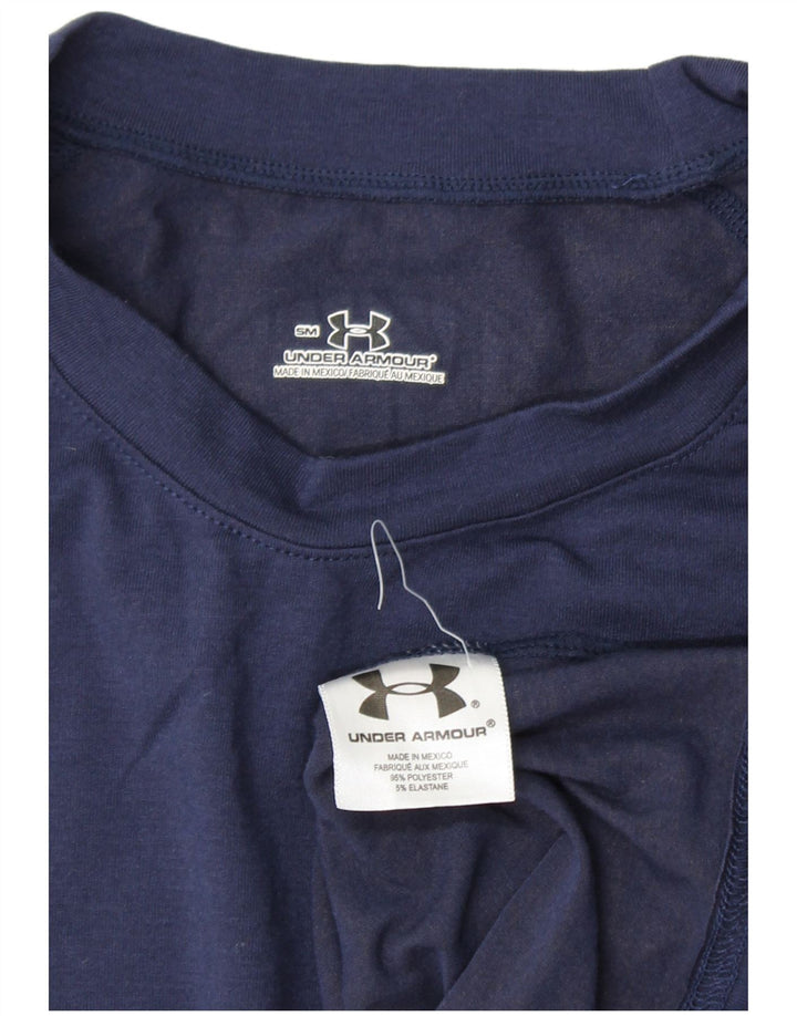 Tricou pentru bărbați UNDER ARMOUR Top mic din poliester bleumarin