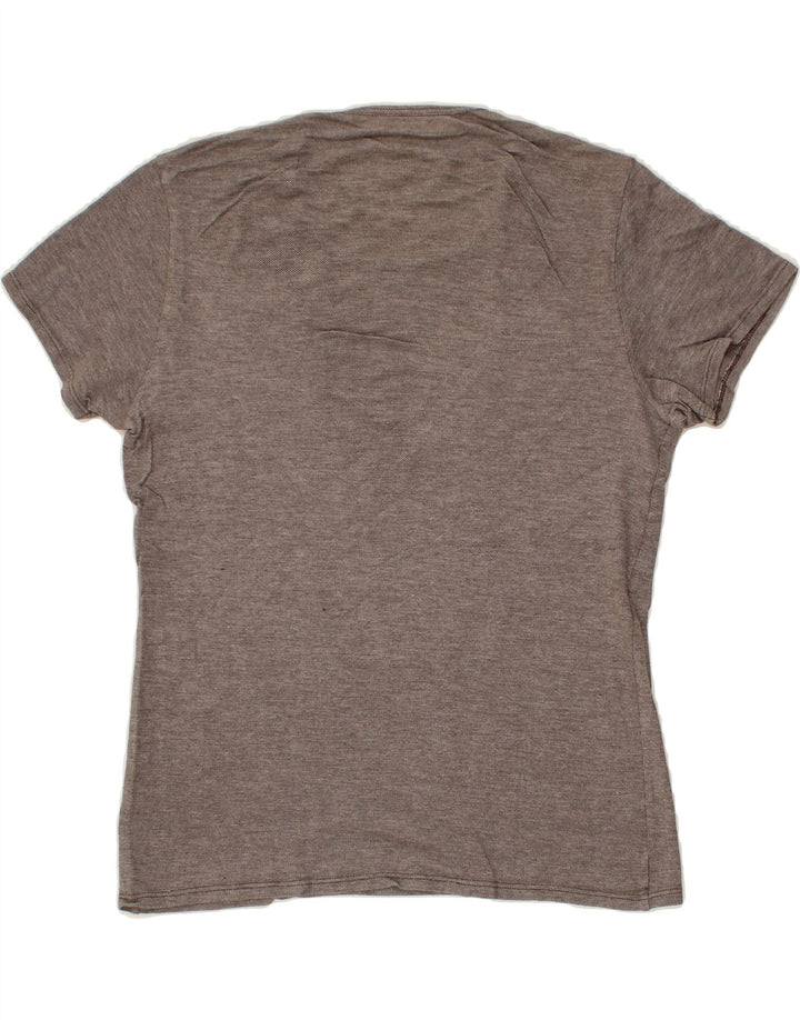FILA Womens T-Shirt Top UK 14 Medium Grey Cotton Vintage Fila and Second-Hand Fila from Messina Hembry 