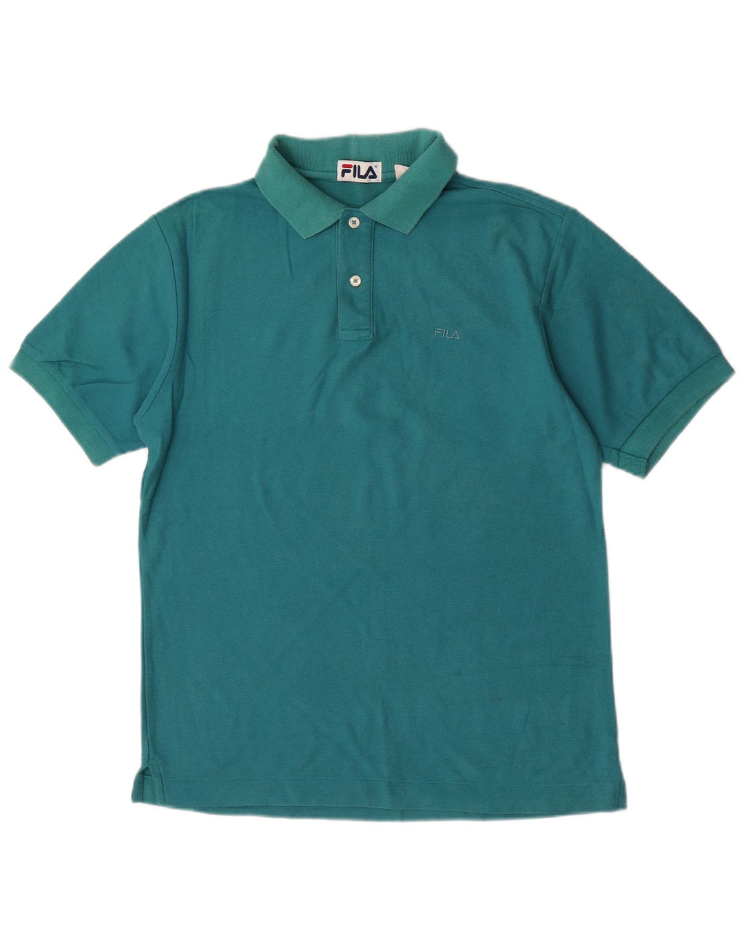 Tricou Polo Fila Bărbați IT 46 Small Turcoaz Bumbac