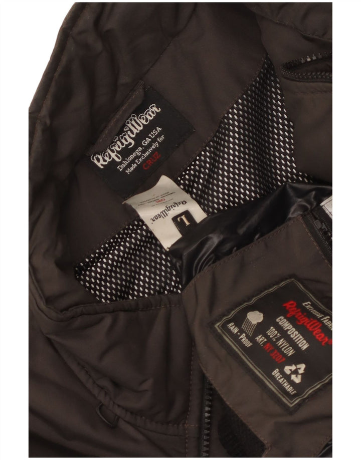 Jachetă Bomber pentru bărbați Refrigiwear UK 40, mare, maro, nailon