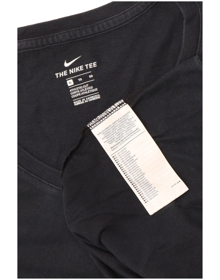 Tricou Nike pentru femei Athletic Cut Top UK 18 XL Bumbac negru