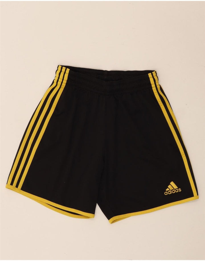 Pantaloni scurți sport adidas Climalite pentru bărbați, poliester negru mic