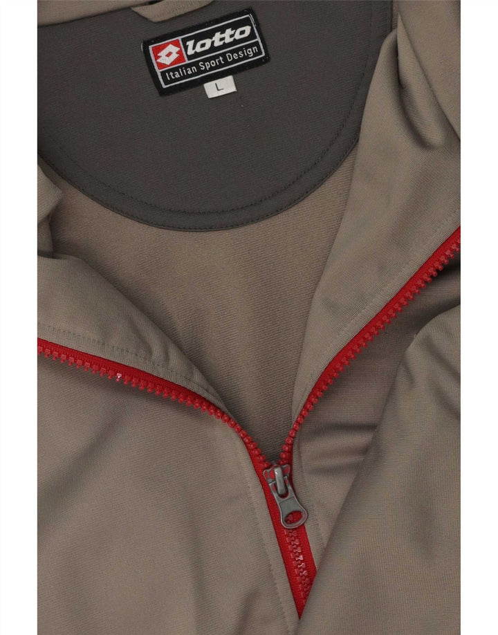 Lotto Mens Trening Top Jacket Large Grey