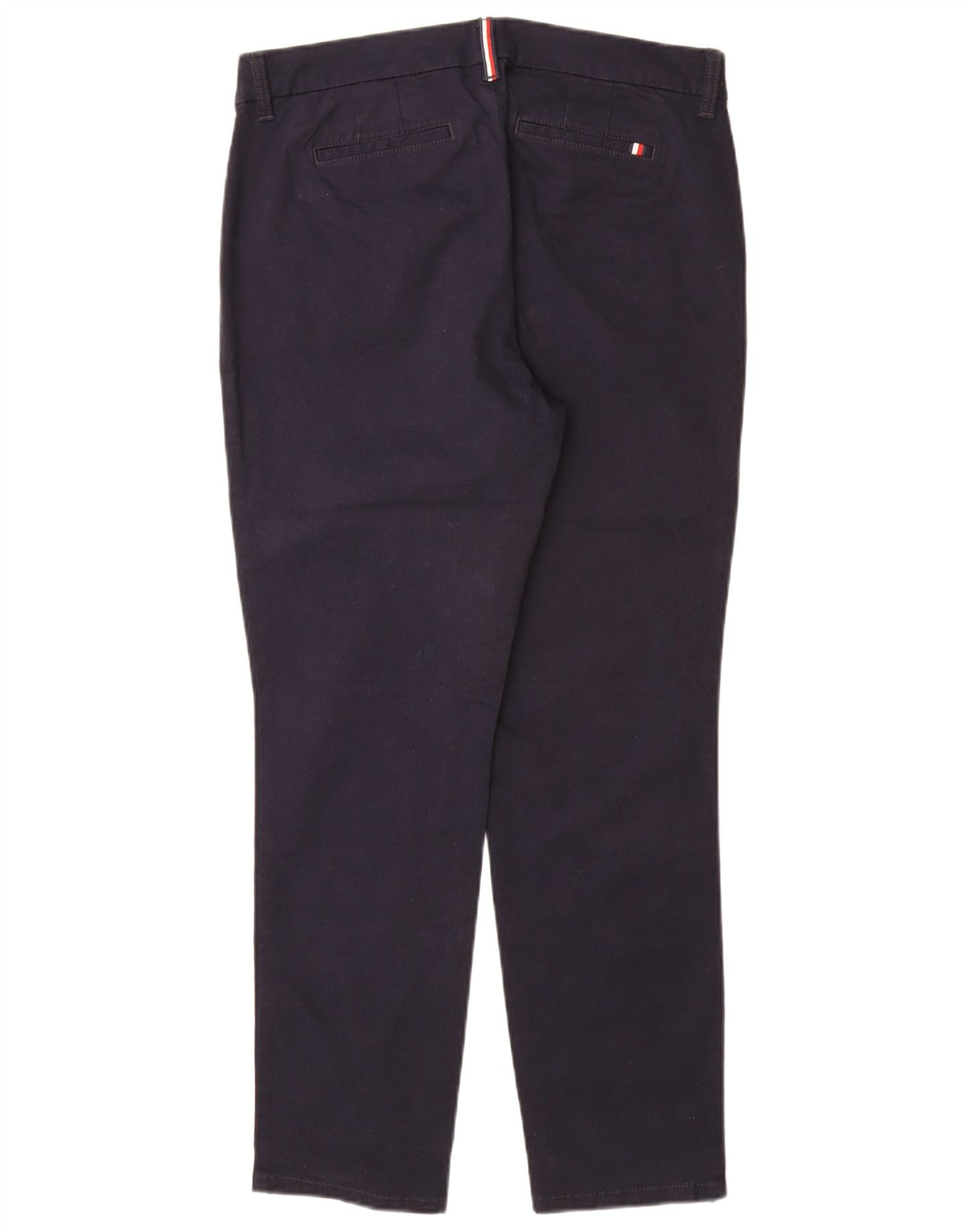 TOMMY HILFIGER Pantaloni chino subțiri pentru femei US 10 Large W32 L29 bleumarin