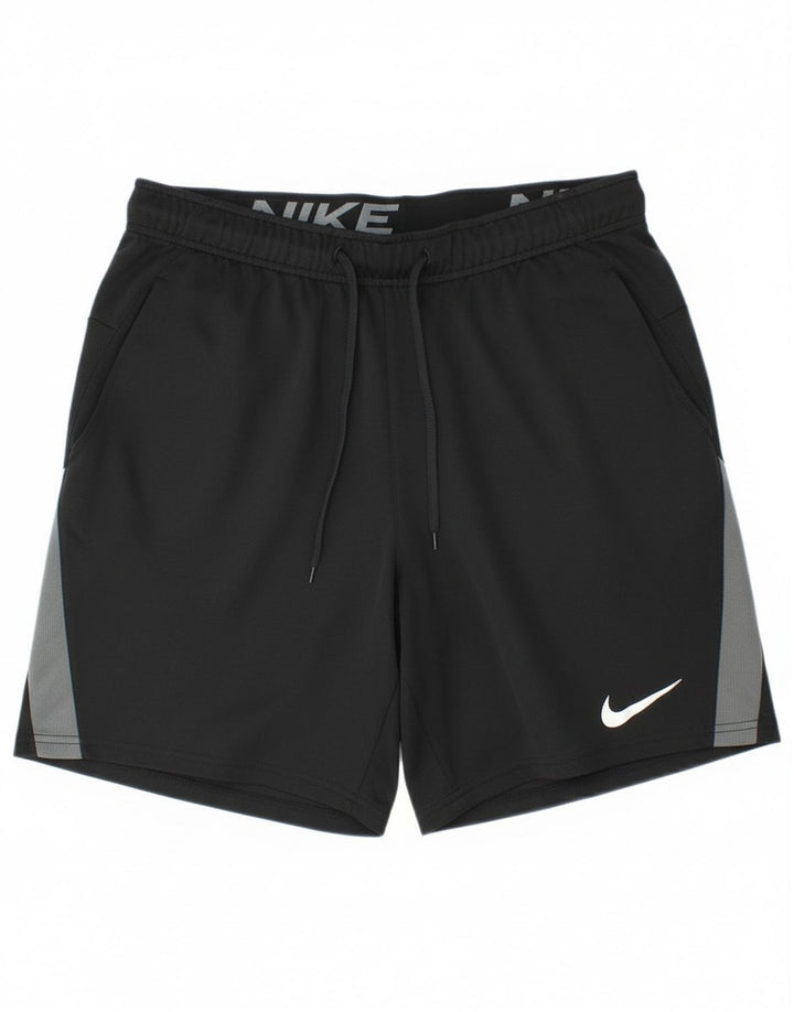 Pantaloni scurți sport Nike Dri Fit pentru bărbați, negru mediu, poliester color