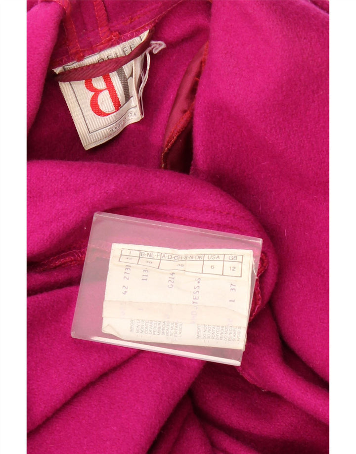 Pardesiu BELFE pentru femei UK 12, lână roz mediu