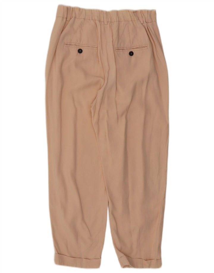 Pantaloni Capri pentru femei Zara Mici L26 L22 Bej
