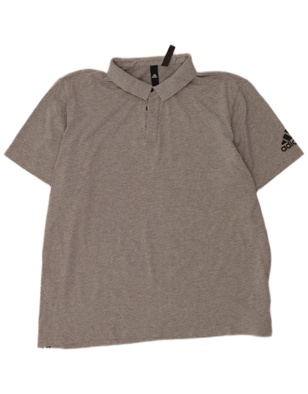 Tricou polo pentru bărbați Adidas 2XL bumbac gri