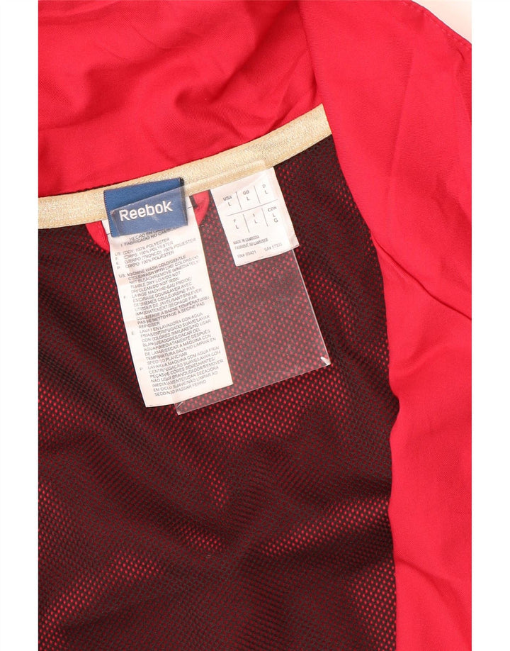 Jachetă de trening pentru femei Reebok UK 16, mare, roz, poliester color bloc