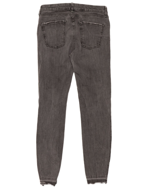 Blugi skinny de damă Zara EU 42 Large W32 L28 Bumbac gri