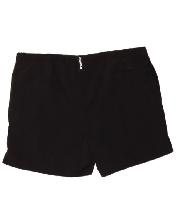 Pantaloni scurți de înot Umbro pentru bărbați, mari, negru, poliester