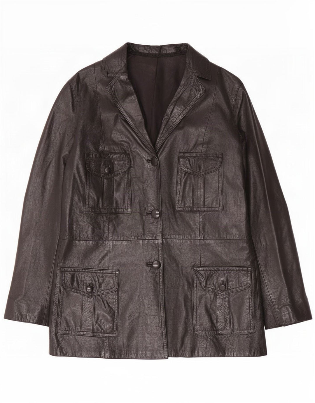 Geacă de piele pentru femei Maxime UK 14 Medium Black