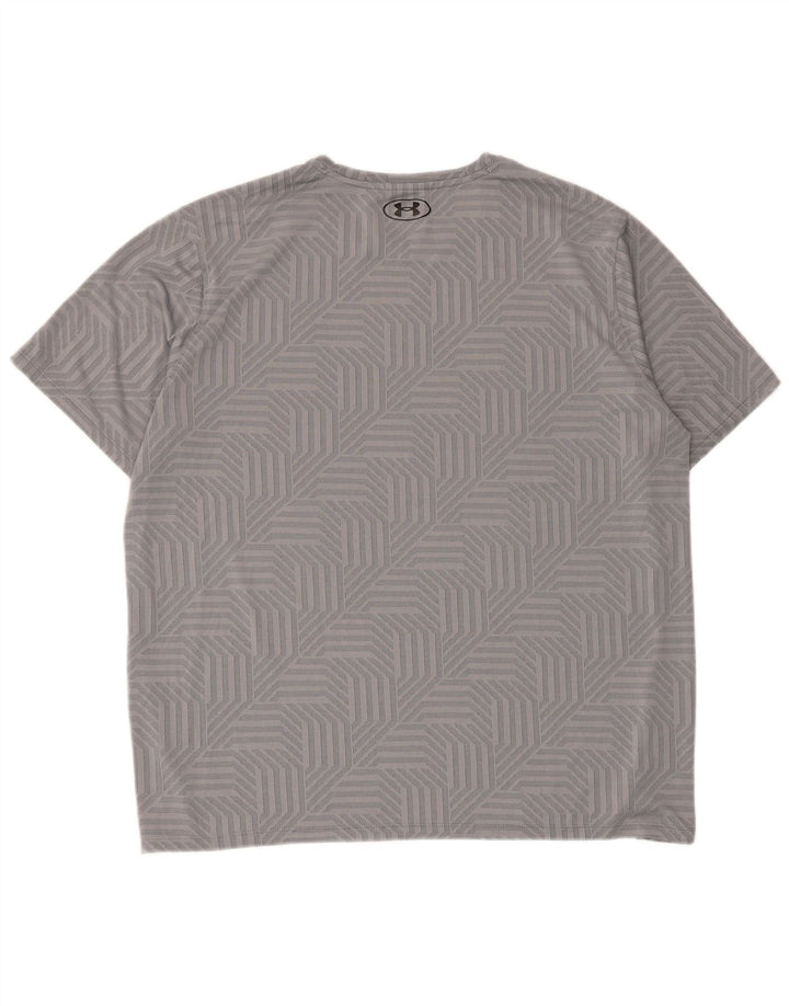Tricou pentru bărbați Under Armour Top XL Gri Geometric