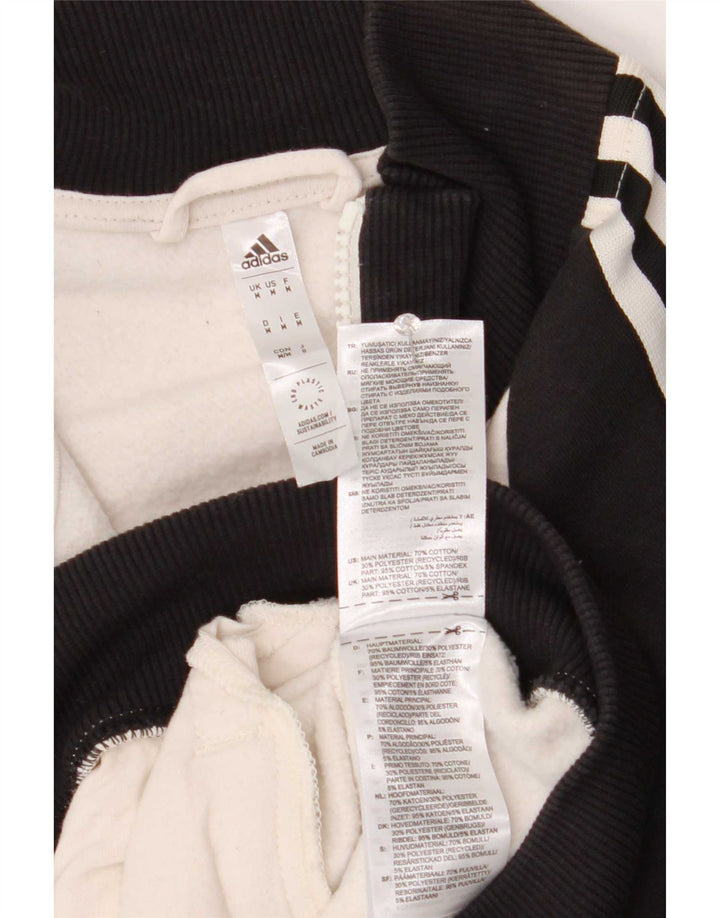 Jachetă de top pentru trening cu grafic Juventus pentru bărbați Adidas, alb mediu, bloc de culoare
