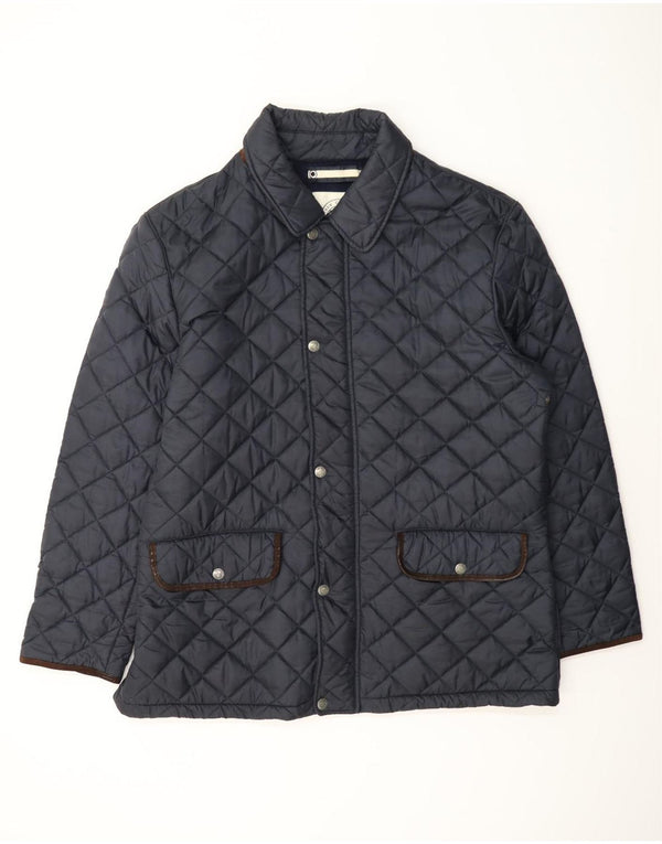 Crew Clothing Jachetă matlasată pentru bărbați UK 44 2XL Nailon bleumarin