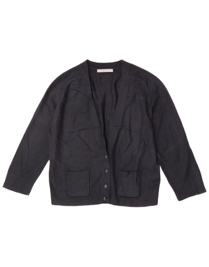 Marks & Spencer Pulover Crop Cardigan pentru Femei UK 12 Mediu Bleumarin Acrilic