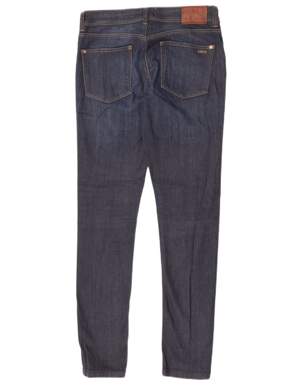 Blugi skinny pentru femei Zara EU 38 Mici W28 L30 Bumbac bleumarin