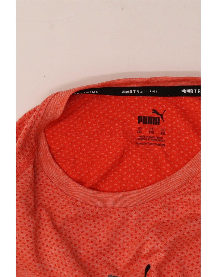 Tricou pentru bărbați Puma Top 2XL Roșu Flecked