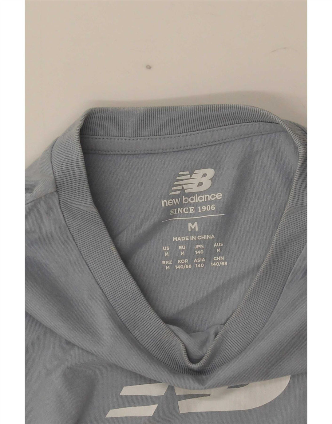 Tricou grafic pentru băieți New Balance Top 9-10 ani albastru mediu