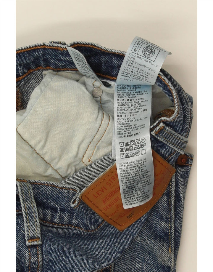 Blugi drepti pentru bărbați Levi's 501 W27 L30 Bumbac albastru