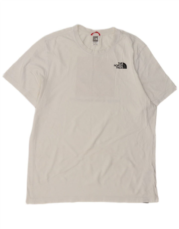 Tricou grafic pentru bărbați THE NORTH FACE Top mare din bumbac alb
