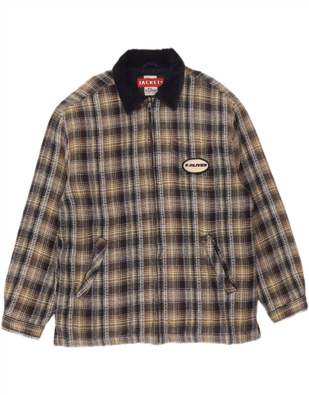 S.Oliver Bomber Jacket pentru bărbați UK 40, mare, multicolor, din bumbac