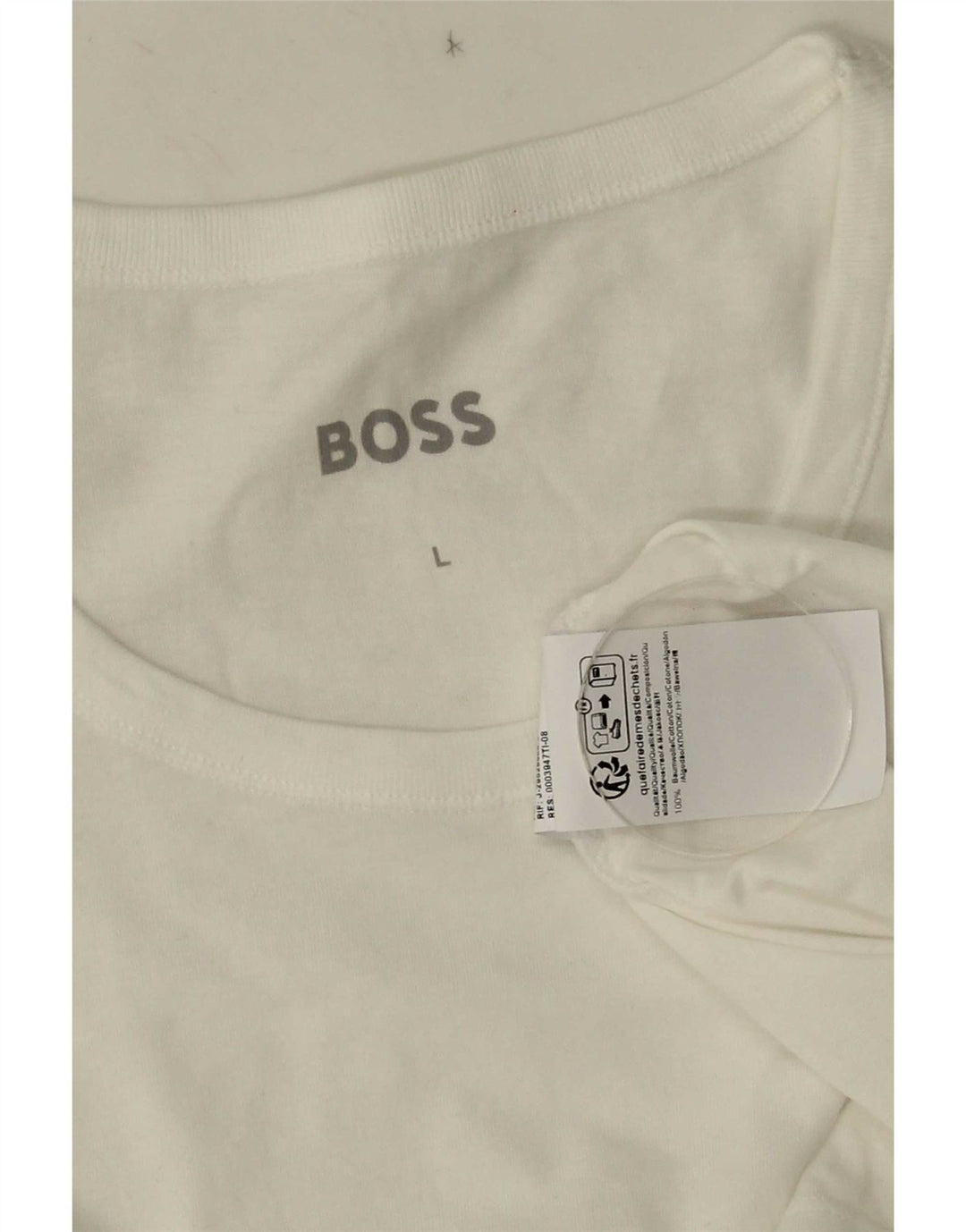 Tricou pentru bărbați Hugo Boss Top mare din bumbac alb