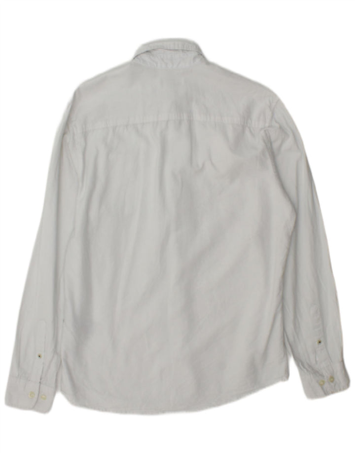 Cămașă Jack & Jones pentru bărbați, bumbac alb mic