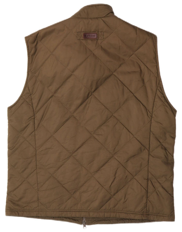 Barbour Gilet matlasat pentru bărbați UK 42 XL Kaki Poliamidă