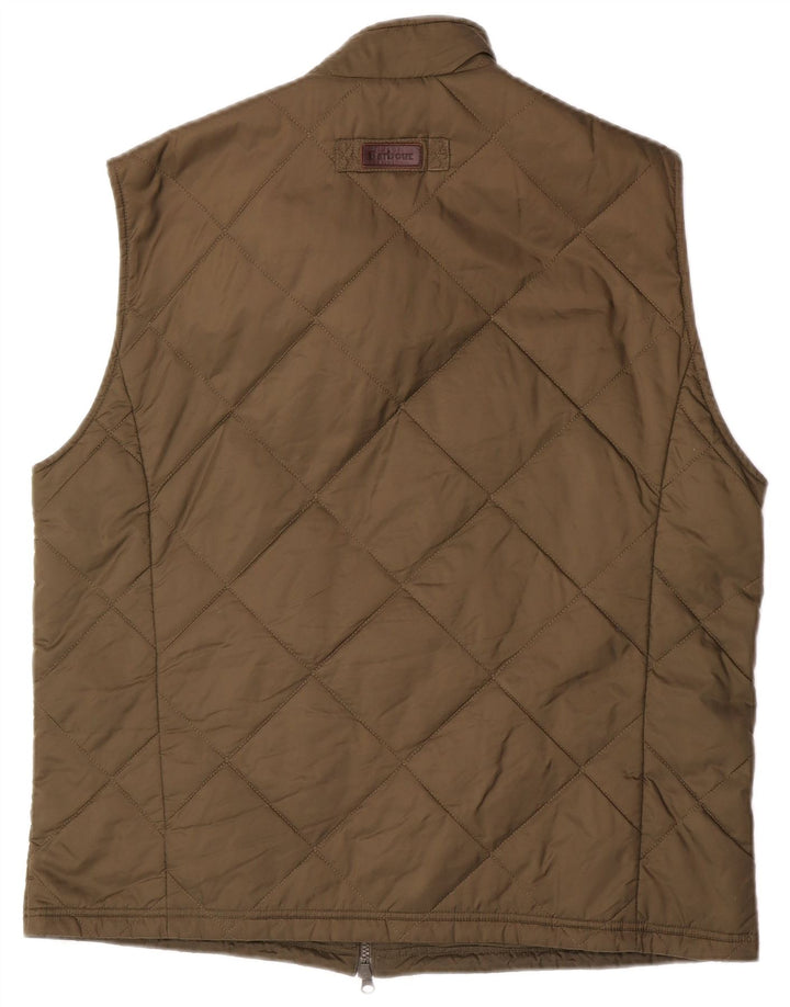 Barbour Gilet matlasat pentru bărbați UK 42 XL Kaki Poliamidă