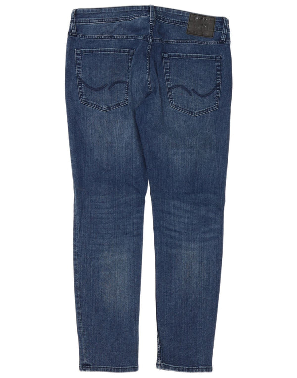 Blugi slim pentru bărbați Jack & Jones W36 L32 Bumbac albastru