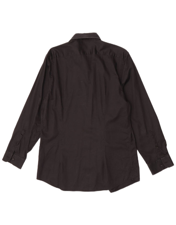Cămașă Reiss pentru femei Slim Fit XL, bumbac negru