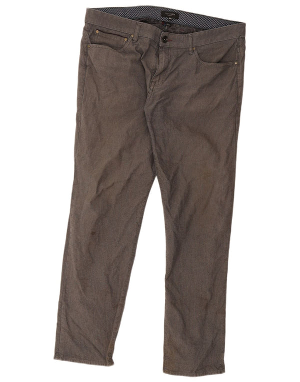 Pantaloni casual drepti pentru bărbați Ted Baker W36 L30 gri