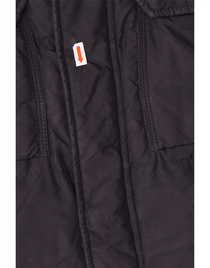 Jachetă căptușită cu glugă pentru bărbați FAY UK 40 Poliester mare bleumarin