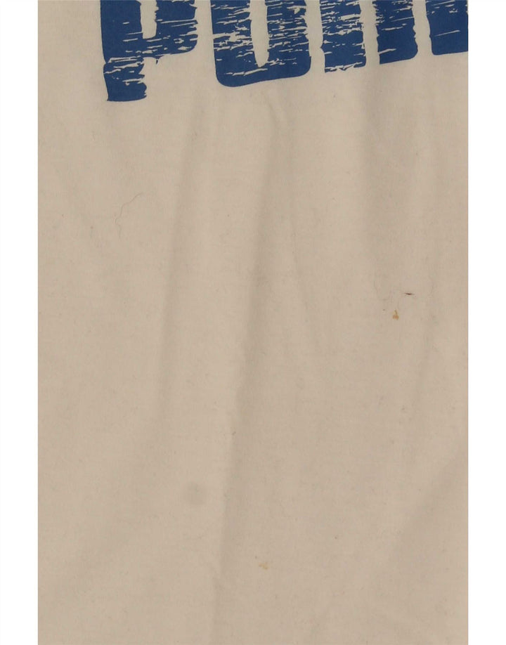 Vestă grafică pentru bărbați Puma XS, alb, bloc de culoare