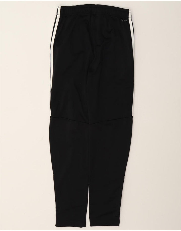Pantaloni de trening Adidas Climalite pentru baieti 11-12 ani poliester negru