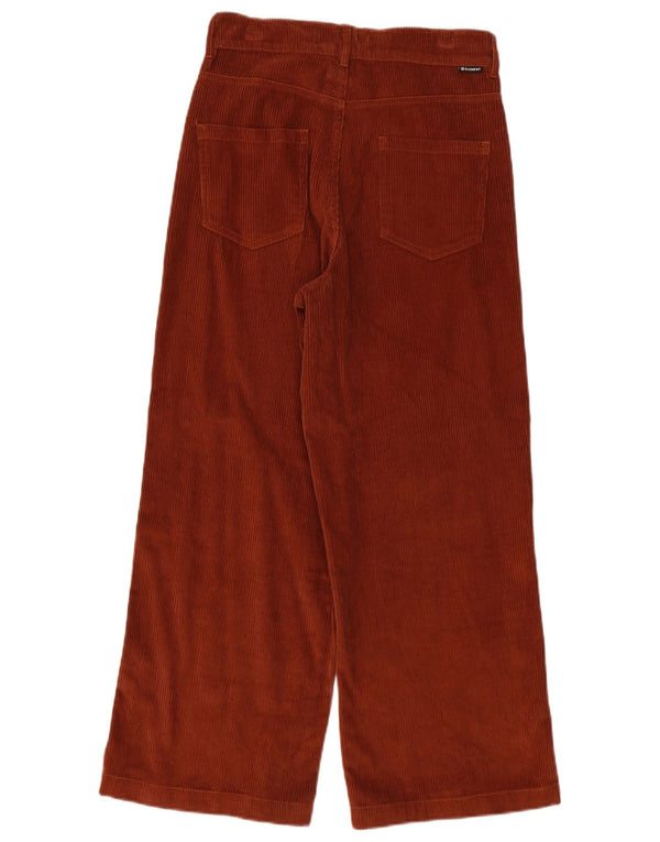 Pantaloni din velur lat pentru femei Element, talie înaltă, L27 L27, bumbac maro