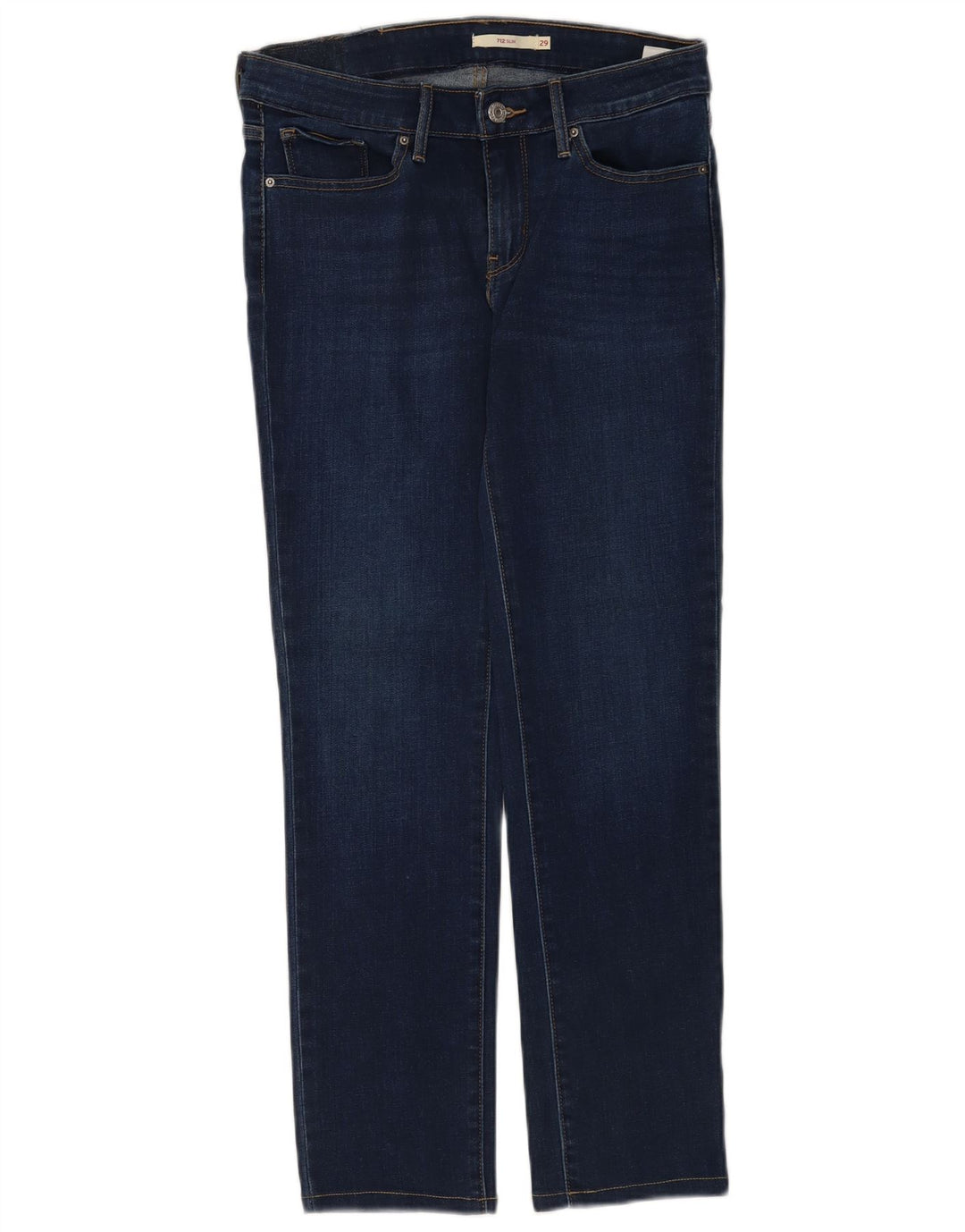 Blugi Levi's 712 Slim pentru femei W29 L28 Bumbac albastru