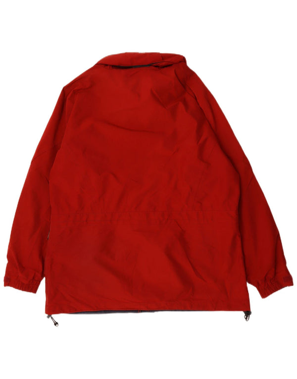 Jachetă de ploaie supradimensionată cu glugă pentru femei Berghaus UK 18 XL Nylon roșu