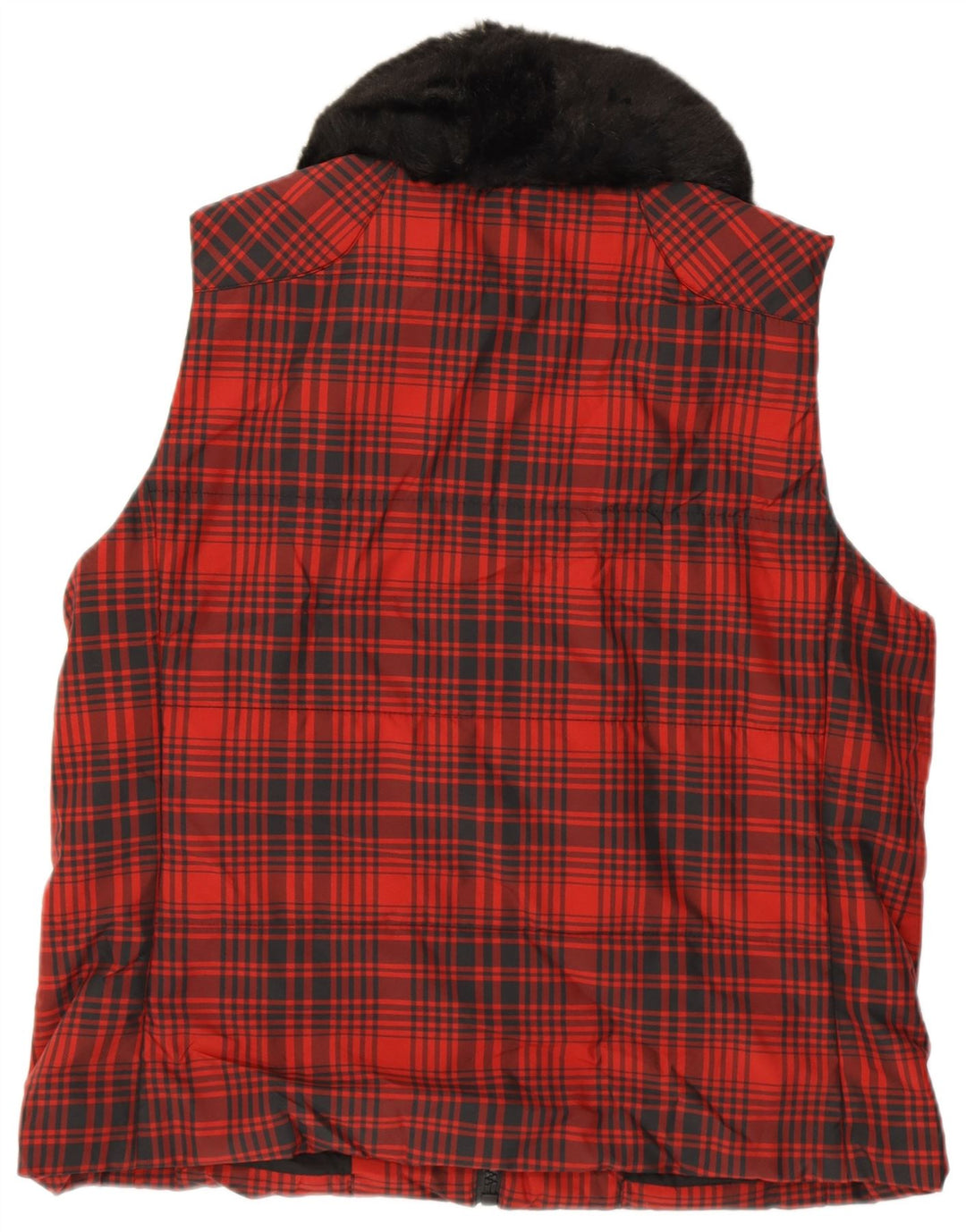 Gilet pentru femei RALPH LAUREN UK 18 XL Red Check Poliester