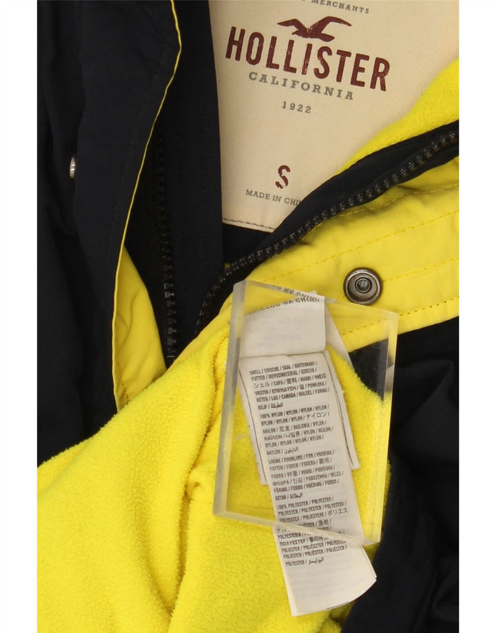 Jachetă de vânt supradimensionată pentru femei HOLLISTER UK 10 Small Navy Blue Marine